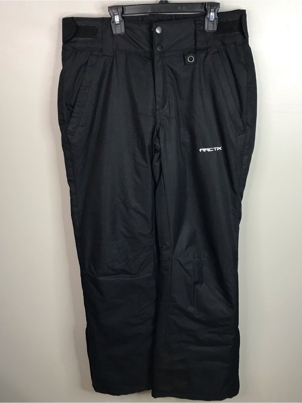 Arctix Women’s Black Insulated Snow Pants with Elastic Waist Tabs Sz Medium